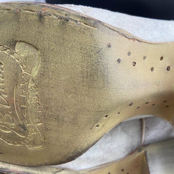 JB Dillon Reserve Embroidered Western Cowgirl Boots SZ 8.5 - Picture 4 of 4